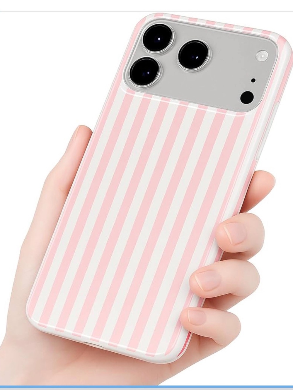 New Open Bag Compatible with iPhone 17 Pro Max Case, with Aesthetics Striped